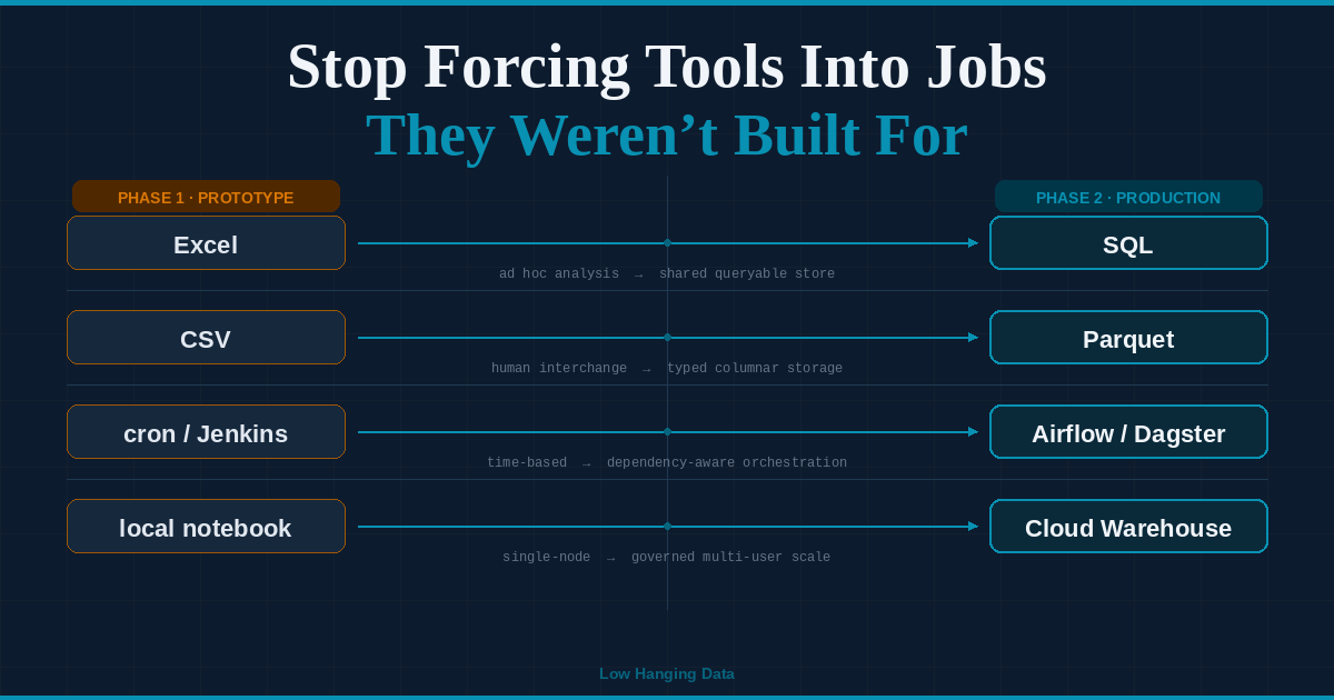 Stop Forcing Tools Into Jobs They Weren't Built For